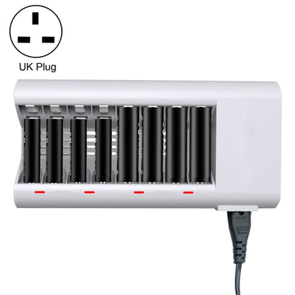 100-240V 8 Slot Battery Charger for AA & AAA Battery, UK Plug - Consumer Electronics by buy2fix | Online Shopping UK | buy2fix