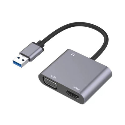 USB-C / Type-C 3.0 to HDMI / VGA Converter - Converter by buy2fix | Online Shopping UK | buy2fix