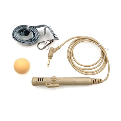 MK-7 3.5mm Elbow Head Handheld Loudspeaker Neck-mounted Microphone with Lanyard, Length: 1m (Flesh Color) - Consumer Electronics by buy2fix | Online Shopping UK | buy2fix