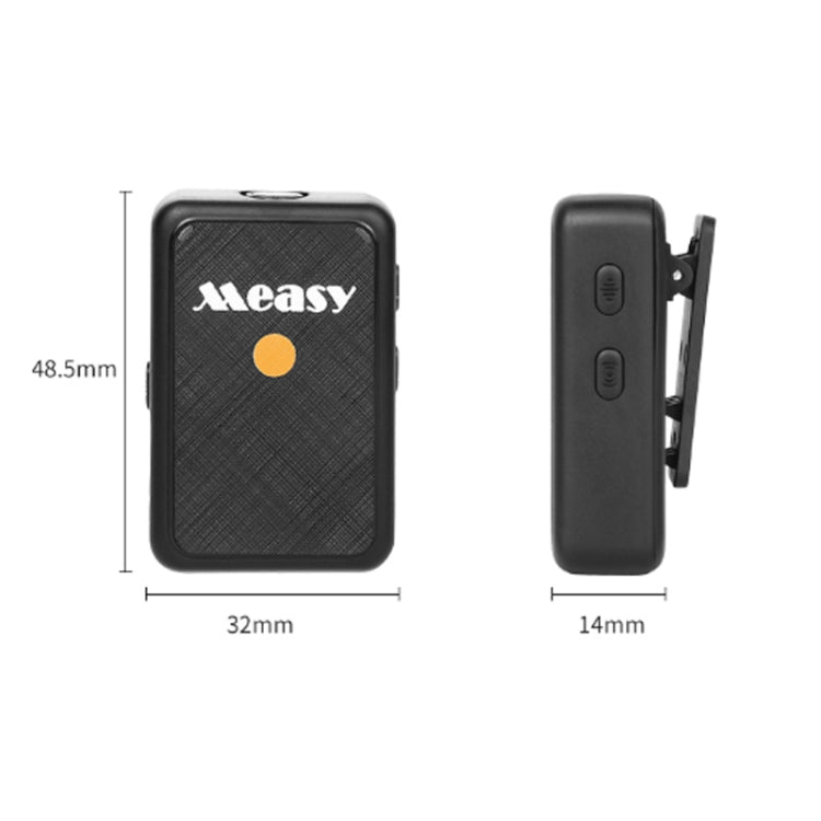 Measy V81 Wireless Recording Lavalier Microphone - Consumer Electronics by Measy | Online Shopping UK | buy2fix