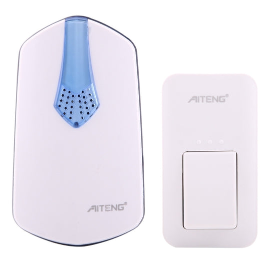 AITENG V026G Life Waterproof Battery-Free Wireless Doorbell, 1 Receiver + 1 x Transmitter, Receiver Distance: 130m, US Plug - Security by AITENG | Online Shopping UK | buy2fix