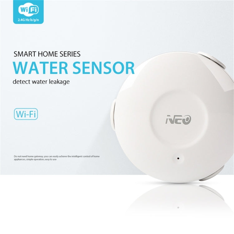 NEO NAS-WS02W WiFi Water Sensor & Flood Detector, Support Android / IOS systems - Security by buy2fix | Online Shopping UK | buy2fix