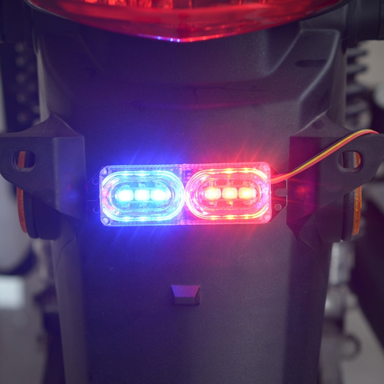 Motorcycle DC 9V-80V 2W Strobe Tail Light - Signal Lights by buy2fix | Online Shopping UK | buy2fix