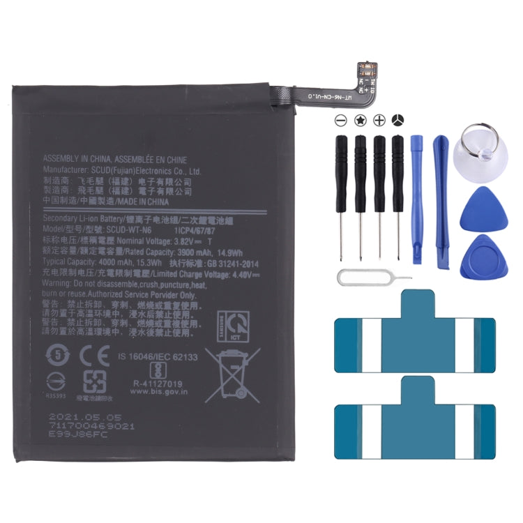 4000mAh SCUD-WT-N6 Li-ion Battery Replacement for Samsung Galaxy A10S SM-A107/A20S SM-A207 - For Samsung by buy2fix | Online Shopping UK | buy2fix