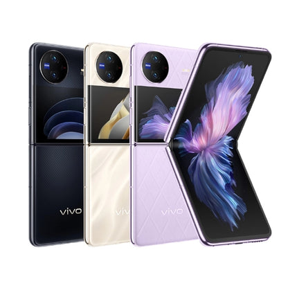 vivo X Flip 5G, 50MP Camera, 12GB+512GB, Dual Back Cameras, Side Fingerprint Identification, 4400mAh Battery, 6.74 inch + 3.0 inch Android 13.0 OriginOS 3 Qualcomm Snapdragon 8+ Gen1 Octa Core up to 3.0GHz, NFC, OTG, Network: 5G (Purple) - vivo by vivo | Online Shopping UK | buy2fix