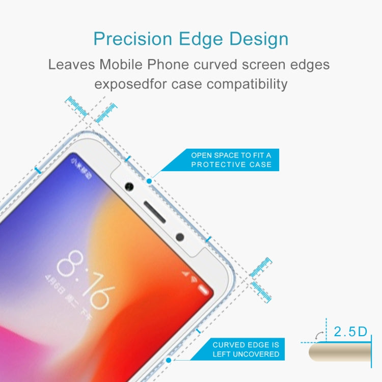 9H 2.5D Tempered Glass Film for Xiaomi Redmi 6A - Xiaomi Accessories by DIYLooks | Online Shopping UK | buy2fix