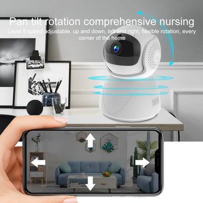 ZAS-5G01 1080P Home 5G WiFi Dual-band Panoramic Camera with 64GB TF Card, Support IR Night Vision & AP Hot Spot & Designated Alarm Area, EU Plug - Security by buy2fix | Online Shopping UK | buy2fix
