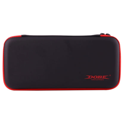 DOBE For Nintendo Switch Game Console Travel Carrying Storage Box Zipper Protective Bag Holder Shell, Size: 26.0 x 12.5 x 4.0cm(Black + Red) - Bags by DOBE | Online Shopping UK | buy2fix