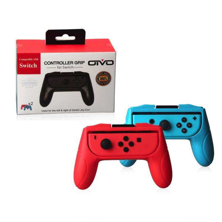 OIVO 2 PCS Left and Right Game Handle Grip Controller for Nintendo Switch Joy-con Grip - Gamepads by OIVO | Online Shopping UK | buy2fix