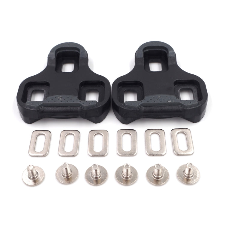 2 PCS RD3-C Road Bike Cleats 6 Degree Float Self-locking Cycling Pedal Cleat for LOOK KEO Road Cleats Fit Most Road Bicycle Shoes(Black) - Outdoor & Sports by buy2fix | Online Shopping UK | buy2fix