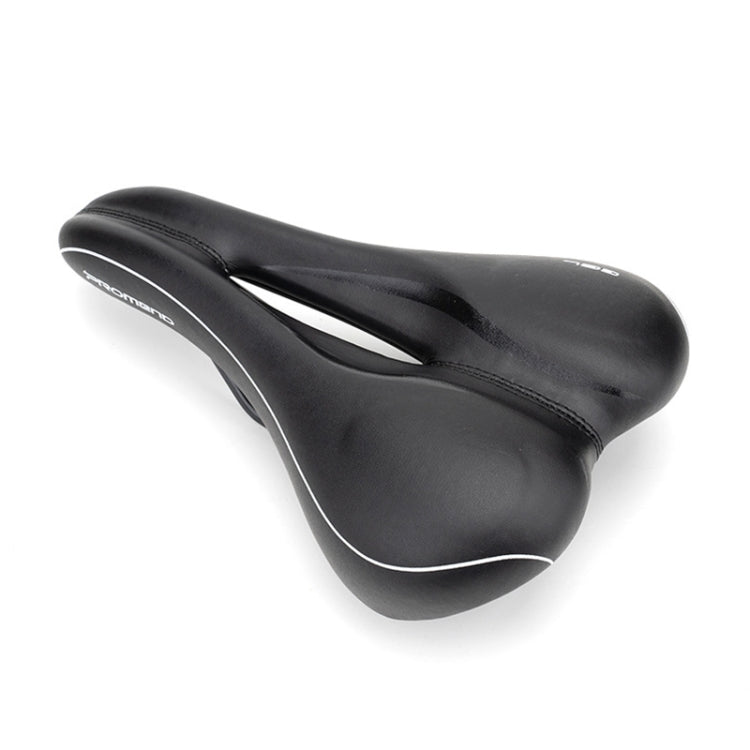 PROMEND SD-565 Hollow Breathable Silicone Bicycle Saddle (Black White) - Bicycle Saddle by PROMEND | Online Shopping UK | buy2fix