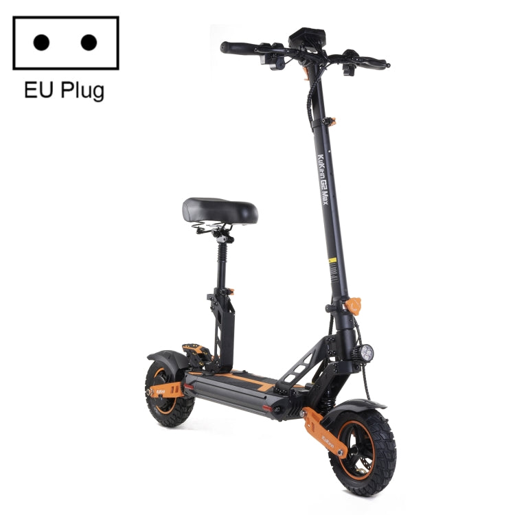 Kukirin G2 Max 1000W 48V 20AH Three-speed Folding Electric Offroad Scooter with LED Display - Electric Scooters by Kukirin | Online Shopping UK | buy2fix