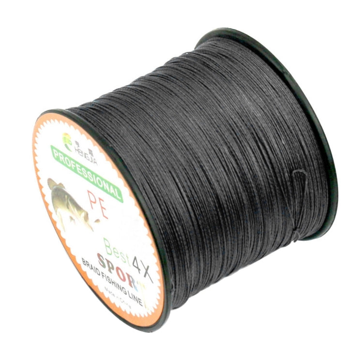 HENGJIA 4.0# 0.34mm 45LB 18.1kg Tension 500m Extra Strong 4 Shares Braid PE Fishing Line Kite Line(Black) - Fishing Lines & Ropes by HENGJIA | Online Shopping UK | buy2fix