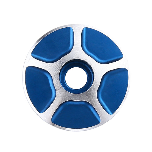 1 Pair C17 Bicycle CNC Aluminum Bike Headset Cap (Blue) -  by buy2fix | Online Shopping UK | buy2fix