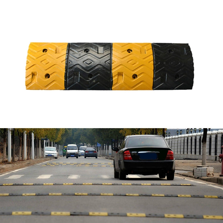 Wavy Rubber Speed Bump, Size: 100x32x5cm - Speed Bumps by buy2fix | Online Shopping UK | buy2fix