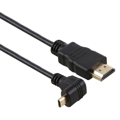 30cm 4K HDMI Male to Micro HDMI Reverse Angled Male Gold-plated Connector Adapter Cable - Computer & Networking by buy2fix | Online Shopping UK | buy2fix