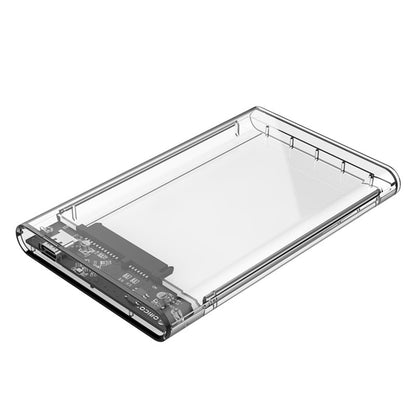 ORICO 2139C3-CR USB3.1 Type C Transparent External Hard Disk Box Storage Case for 9.5mm 2.5 inch SATA HDD / SSD - HDD Enclosure by ORICO | Online Shopping UK | buy2fix