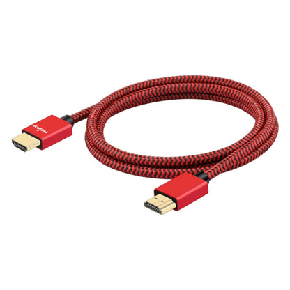 ULT-unite Gold-plated Head HDMI 2.0 Male to Male Nylon Braided Cable, Cable Length: 1.2m(Red) - Cable by ult-unite | Online Shopping UK | buy2fix