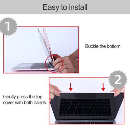 For Huawei MateBook X Pro Shockproof Crystal Laptop Protective Case (Black) - Other by buy2fix | Online Shopping UK | buy2fix