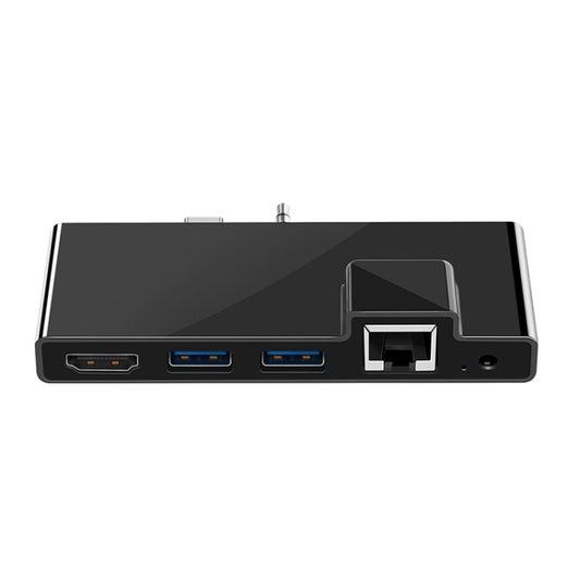Rocketek SGO773 Type-C to USB3.0 / HDMI / RJ45 HUB Adapter for Surface Pro GO - USB 3.0 HUB by ROCKETEK | Online Shopping UK | buy2fix