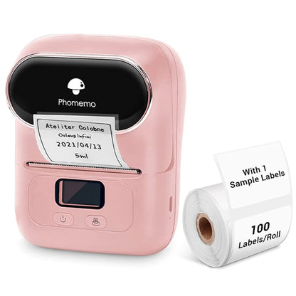 Phomemo M110 Home Handheld Mini Bluetooth Thermal Printer (Pink) - Consumer Electronics by buy2fix | Online Shopping UK | buy2fix