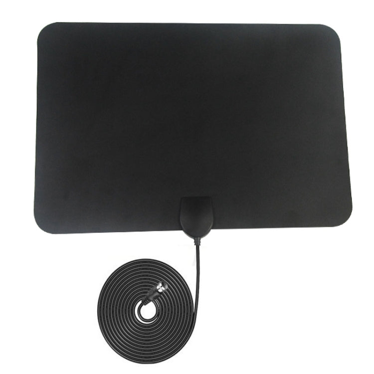 AN-1003 5dBi/25dBi Indoor HDTV Antenna, VHF170-230/UHF470-862MHz(Black) - Consumer Electronics by buy2fix | Online Shopping UK | buy2fix