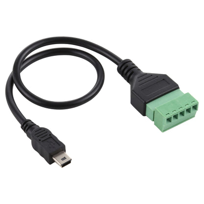 Mini 5 Pin Male to 5 Pin Pluggable Terminals Solder-free USB Connector Solderless Connection Adapter Cable, Length: 30cm -  by buy2fix | Online Shopping UK | buy2fix