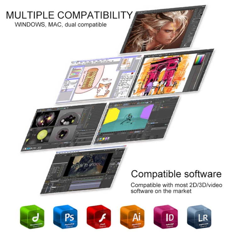 VEIKK A30 10x6 inch 5080 LPI Smart Touch Electronic Graphic Tablet, with Type-c Interface -  by VEIKK | Online Shopping UK | buy2fix