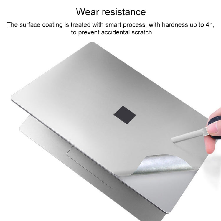 4 in 1 Notebook Shell Protective Film Sticker Set for Microsoft Surface Laptop 3 13.5 inch (Grey) - Computer & Networking by buy2fix | Online Shopping UK | buy2fix