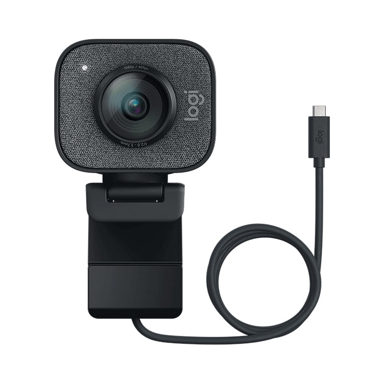 Logitech StreamCam Full HD 1080P / 60fps Auto Focus USB-C / Type-C Port Live Broadcast Gaming Webcam, Built-in Microphone (Black) - HD Camera by Logitech | Online Shopping UK | buy2fix