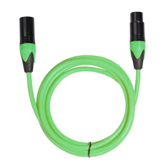 XRL Male to Female Microphone Mixer Audio Cable, Length: 1.8m (Green) - Consumer Electronics by buy2fix | Online Shopping UK | buy2fix