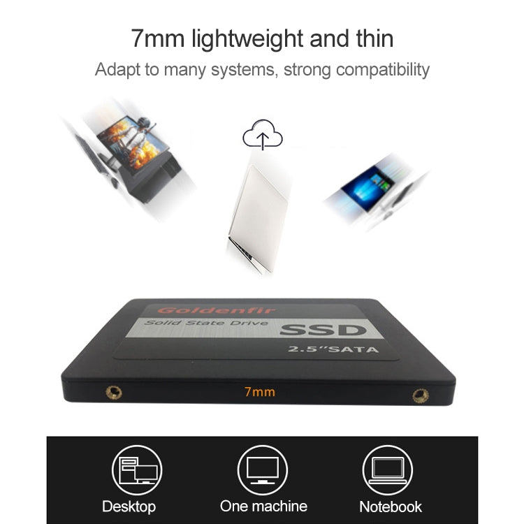 Goldenfir 2.5 inch SATA Solid State Drive, Flash Architecture: MLC, Capacity: 1TB - Computer & Networking by Goldenfir | Online Shopping UK | buy2fix