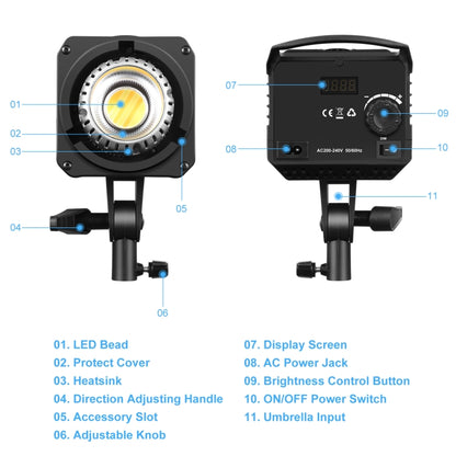 PULUZ 120W Photo Studio Strobe Flash Light Kit with Softbox Reflector & Tripod(US Plug) - Shoe Mount Flashes by PULUZ | Online Shopping UK | buy2fix