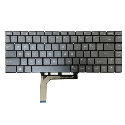 US Version Laptop Keyboard with Backlight for MSI GS65 / GS65VR / MS-16Q2 / Stealth 8SE /8SF / 8SG /Thin 8RE / Thin 8RF (Grey) - Replacement Keyboards by buy2fix | Online Shopping UK | buy2fix