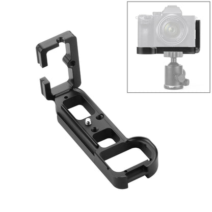 PULUZ 1/4 inch Vertical Shoot Quick Release L Plate Bracket Base Holder for Sony A7R / A7 / A7S(Black) - L-Bracket by PULUZ | Online Shopping UK | buy2fix