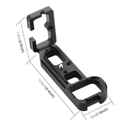 PULUZ 1/4 inch Vertical Shoot Quick Release L Plate Bracket Base Holder for Sony A7R / A7 / A7S(Black) - L-Bracket by PULUZ | Online Shopping UK | buy2fix