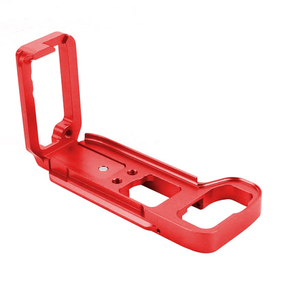 PULUZ 1/4 inch Vertical Shoot Quick Release L Plate Bracket Base Holder for Sony A9 (ILCE-9) / A7 III/ A7R III(Red) - Camera Accessories by PULUZ | Online Shopping UK | buy2fix