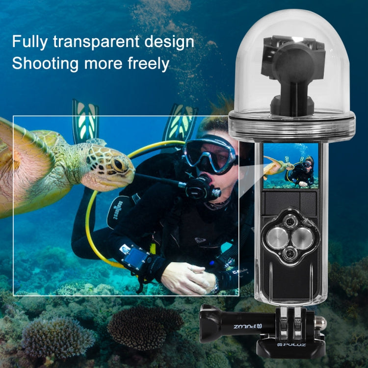 PULUZ 60m Underwater Waterproof Housing Diving Case Cover for DJI Osmo Pocket - Case & Bags by PULUZ | Online Shopping UK | buy2fix