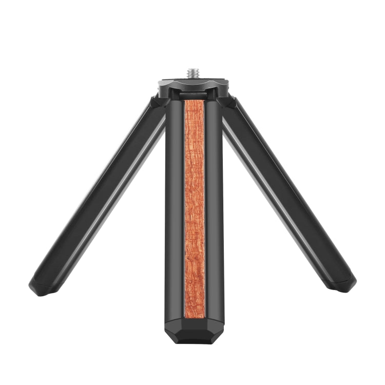 PULUZ Inlaid Wood Desktop Vlogging Live Tripod Holder (Black) - Camera Accessories by PULUZ | Online Shopping UK | buy2fix
