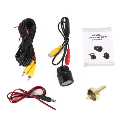 LED Sensor Car Rear View Camera, Support Color Lens/ 120 Degrees Viewable / Waterproof & Night Sensor function, Diameter: 28mm (E328)(Black) - In Car by buy2fix | Online Shopping UK | buy2fix