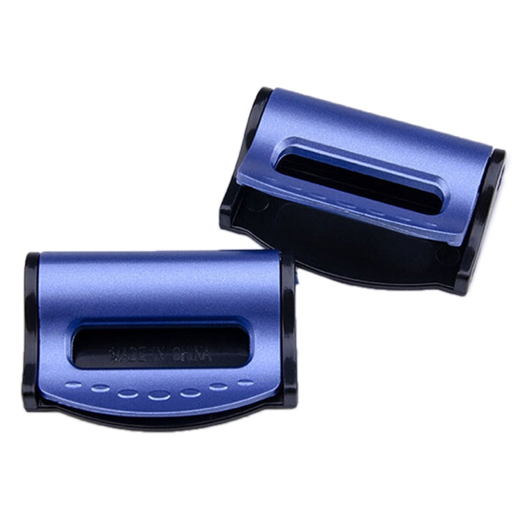 2 PCS SHUNWEI Car Safety Seat Belt Adjuster(Blue) - Seat Belts & Padding by SHUNWEI | Online Shopping UK | buy2fix