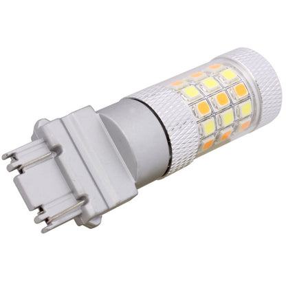 T25 8W 420LM White + Yellow Light 42 LED 2835 SMD Car Brake Light Steering Light Bulb, DC 12V - In Car by buy2fix | Online Shopping UK | buy2fix