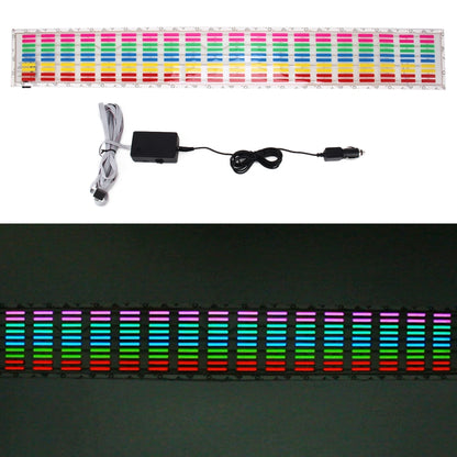 5 Colors Car Music Rhythm Lamp Car Sticker Equalizer with Car Charger, Size: 70cm x 16cm - In Car by buy2fix | Online Shopping UK | buy2fix