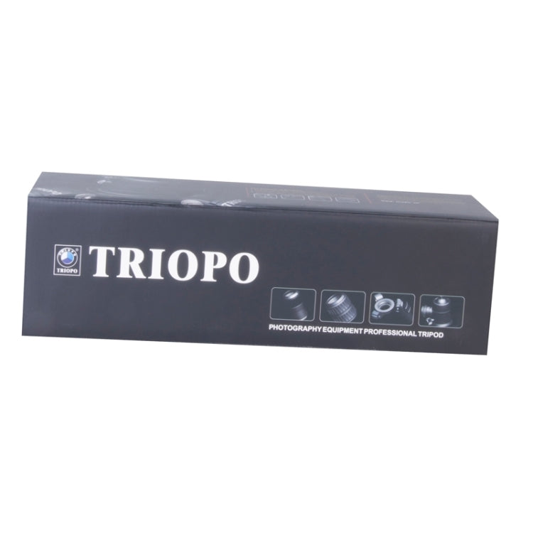 Triopo MT-2505C Adjustable Portable Aluminum Tripod with NB-1S Ball Head for Canon Nikon Sony DSLR Camera(Black) - Camera Accessories by TRIOPO | Online Shopping UK | buy2fix