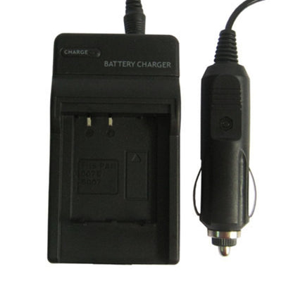 Digital Camera Battery Charger for Panasonic 007E(Black) - Battery Car Charger by buy2fix | Online Shopping UK | buy2fix