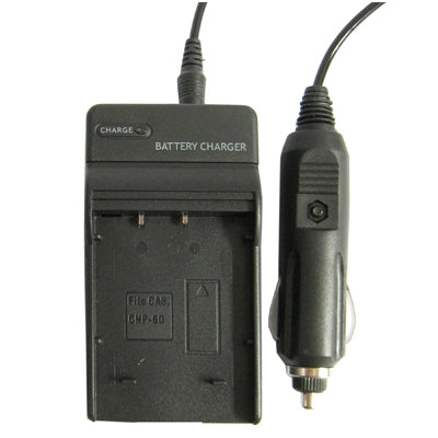 Digital Camera Battery Charger for CASIO CNP-60(Black) - Battery Car Charger by buy2fix | Online Shopping UK | buy2fix