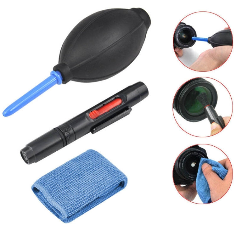 3 in 1 Camera Lens Cleaning Kit - Camera Accessories by buy2fix | Online Shopping UK | buy2fix