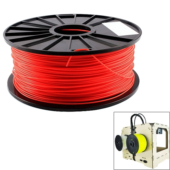 ABS 3.0 mm Fluorescent 3D Printer Filaments, about 135m(Red) - Consumer Electronics by buy2fix | Online Shopping UK | buy2fix