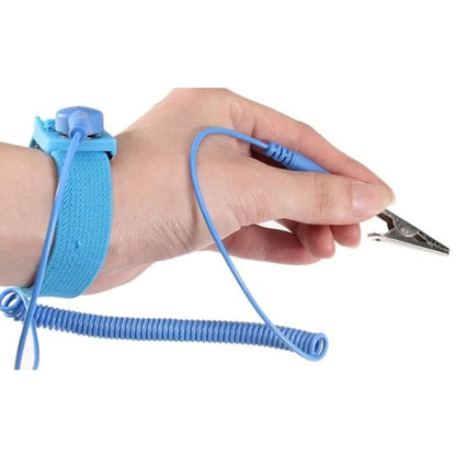 Anti-Static Static-free Wristband Wrist Strap Band ESD Discharge Grounding Tool(Baby Blue) - Others by buy2fix | Online Shopping UK | buy2fix