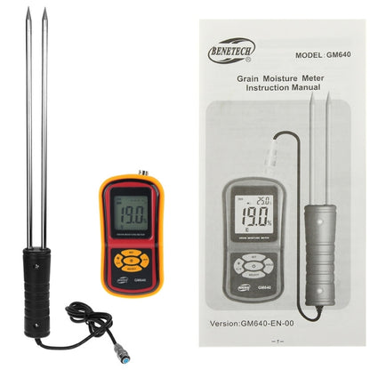 BENETECH GM640 High Quality Digital Grain Moisture Meter with LCD Display - Consumer Electronics by BENETECH | Online Shopping UK | buy2fix